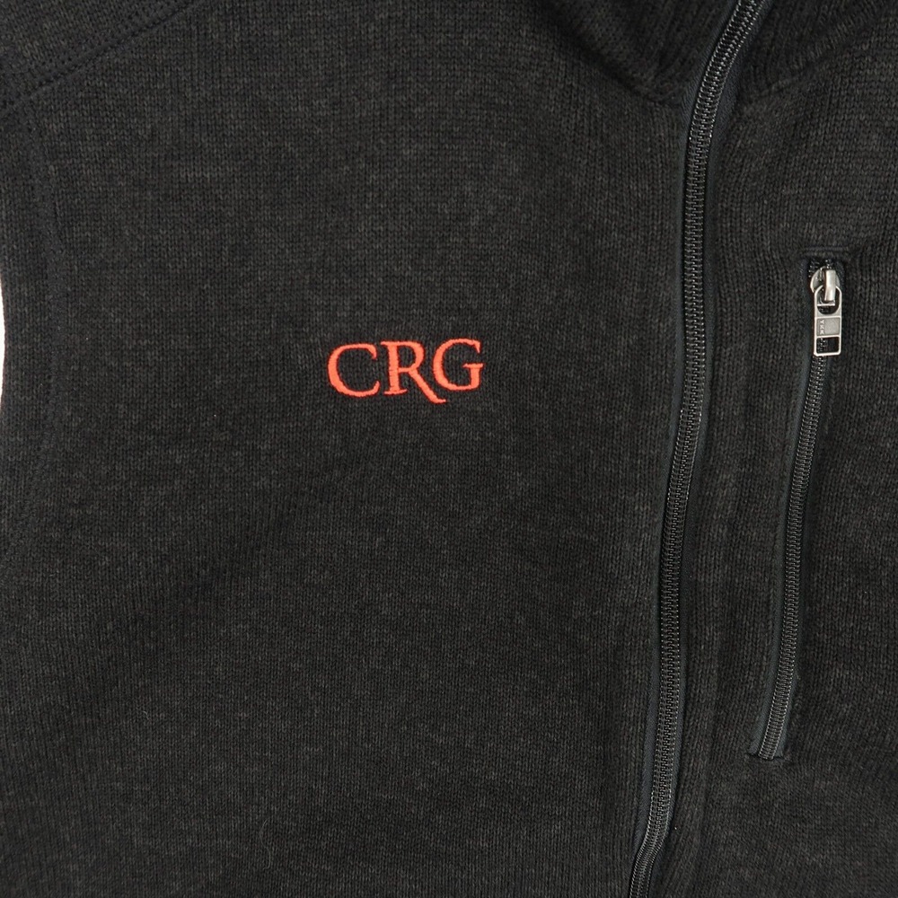 Patagonia Better Sweater Vest Mens XL Black Heather Full Zip Logo* - Picture 3 of 8